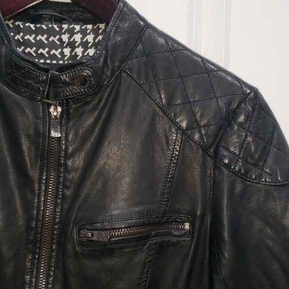 Bod Christensen 0 Leather Jacket Moto 